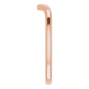 14K Rose V Contour Band - BN & CO JEWELRY