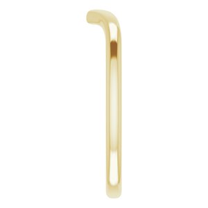 14K Yellow V Contour Band - BN & CO JEWELRY