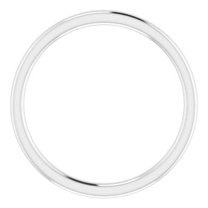 14K White Wedding Band - BN & CO JEWELRY