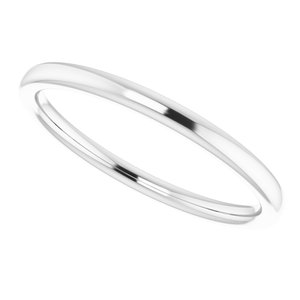 14K White Wedding Band - BN & CO JEWELRY