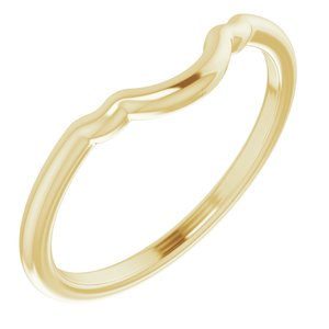 14K Yellow Band for 5.2 mm, 5.8 mm and 6.5 mm Engagement Ring - BN & CO JEWELRY