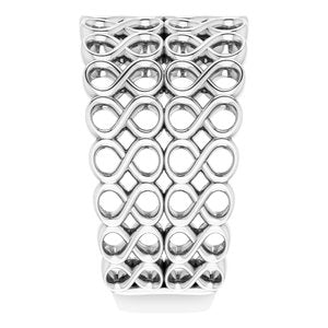 Sterling Silver Infinity-Inspired Ring - BN & CO JEWELRY