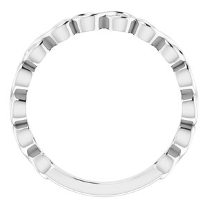 Sterling Silver Infinity Stackable Ring - BN & CO JEWELRY