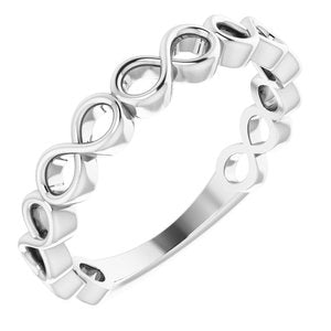 Sterling Silver Infinity Stackable Ring - BN & CO JEWELRY