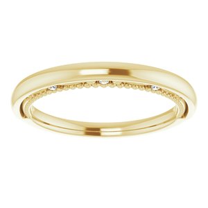 14K Yellow .03 CTW Natural Diamond Band - BN & CO JEWELRY