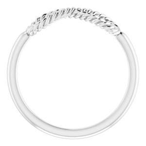 Sterling Silver Infinity-Inspired Rope Ring - BN & CO JEWELRY