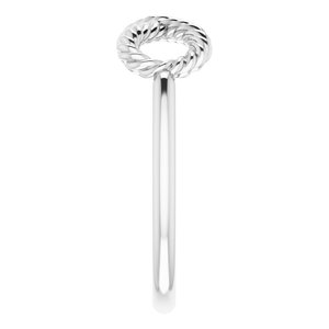 Sterling Silver Infinity-Inspired Rope Ring - BN & CO JEWELRY