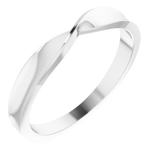 14K White 3 mm Stackable Twist Ring - BN & CO JEWELRY