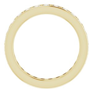 14K Yellow 3/4 CTW Diamond Eternity Band - BN & CO JEWELRY