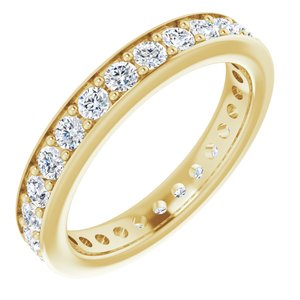 14K Yellow 3/4 CTW Diamond Eternity Band - BN & CO JEWELRY