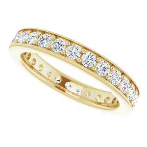 14K Yellow 3/4 CTW Diamond Eternity Band - BN & CO JEWELRY