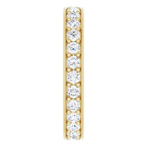 14K Yellow 3/4 CTW Diamond Eternity Band - BN & CO JEWELRY