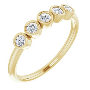 14K Yellow 1/3 CTW Diamond Ring - BN & CO JEWELRY