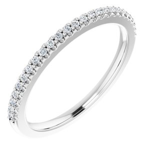 Platinum 1/8 CTW Natural Diamond Anniversary Band - BN & CO JEWELRY