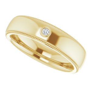 14K Yellow .03 CTW Natural Diamond Ring - BN & CO JEWELRY