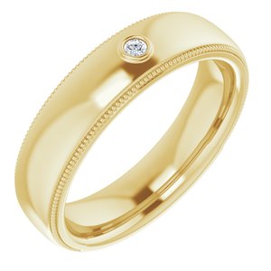 14K Yellow .03 CTW Natural Diamond Ring - BN & CO JEWELRY