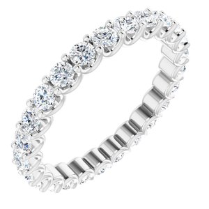 Platinum 9/10 CTW Diamond Eternity Band - BN & CO JEWELRY