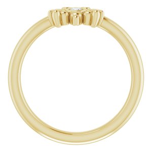 14K Yellow .03 CTW Diamond Youth Bee Ring - BN & CO JEWELRY