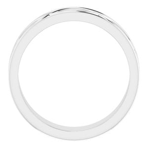 Sterling Silver Infinity-Inspired Wedding Band Size 10 - BN & CO JEWELRY