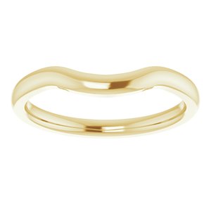14K Yellow Band for 8x6 mm Pear Ring - BN & CO JEWELRY
