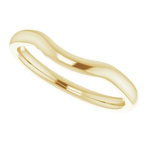 18K Yellow Band for 7x5 mm Pear Ring - BN & CO JEWELRY