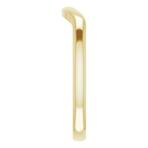 14K Yellow Band for 8x6 mm Pear Ring - BN & CO JEWELRY