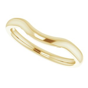 14K Yellow Band for 8x6 mm Pear Ring - BN & CO JEWELRY