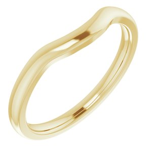 18K Yellow Band for 7x5 mm Pear Ring - BN & CO JEWELRY
