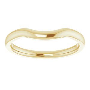 18K Yellow Band for 7x5 mm Pear Ring - BN & CO JEWELRY