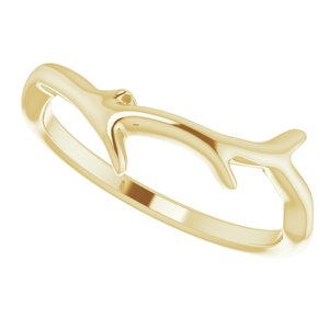 14K Yellow Branch Ring - BN & CO JEWELRY