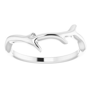 14K White Branch Ring - BN & CO JEWELRY