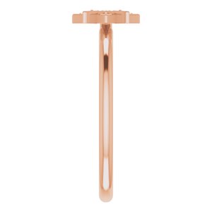 14K Rose .04 CTW Diamond Star Ring - BN & CO JEWELRY