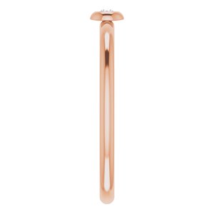 14K Rose .03 CTW Natural Diamond Stackable Ring - BN & CO JEWELRY