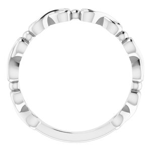 Sterling Silver Infinity-Inspired Heart Ring - BN & CO JEWELRY