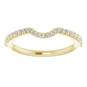 14K Yellow 1/5 CTW Diamond Matching Band - BN & CO JEWELRY
