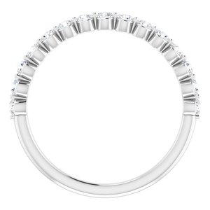 Platinum 1/2CTW Natural Diamond Anniversary Band - BN & CO JEWELRY