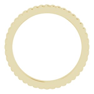 14K Yellow 2.5 mm Grooved Band Size 6.5 - BN & CO JEWELRY