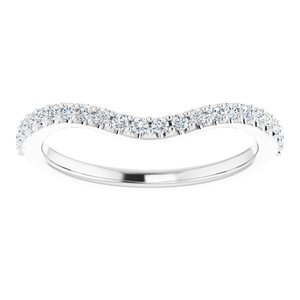 Platinum 1/4 CTW Diamond Band - BN & CO JEWELRY