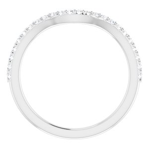 Platinum 1/4 CTW Diamond Band - BN & CO JEWELRY