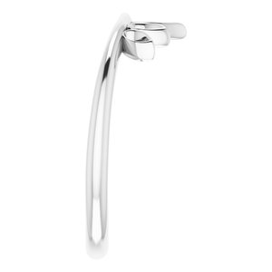 Sterling Silver Marquise-Shaped Crown Ring - BN & CO JEWELRY