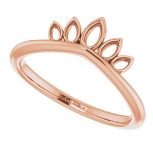 14K Rose Marquise-Shaped Crown Ring - BN & CO JEWELRY