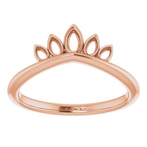 14K Rose Marquise-Shaped Crown Ring - BN & CO JEWELRY