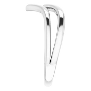 Sterling Silver Double V Ring - BN & CO JEWELRY