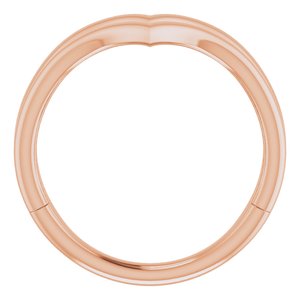 14K Rose Double V Ring - BN & CO JEWELRY