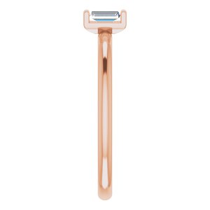 14K Rose 1/4 CTW Diamond Two-Stone Ring - BN & CO JEWELRY