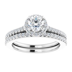 14K White 5.2 mm Round - BN & CO JEWELRY