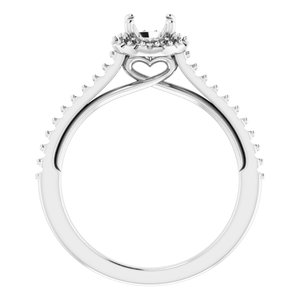 14K White 5.2 mm Round - BN & CO JEWELRY