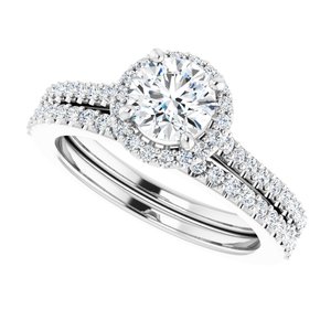 14K White 5.8 mm Round - BN & CO JEWELRY