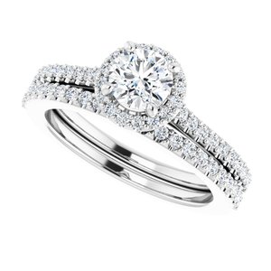 14K White 5.2 mm Round - BN & CO JEWELRY