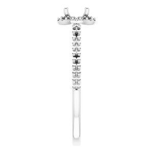 14K White 5.2 mm Round - BN & CO JEWELRY